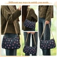 thumbnail image 4 of FORMRS Womens Shoulder Bag with Chain Strap Clutch Purse Cute Tote Handbag, Red Fireworks Pattern, 4 of 7
