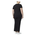 thumbnail image 2 of JONES NEW YORK Womens Black Short Sleeve Crew Neck T-Shirt Plus 1X, 2 of 2