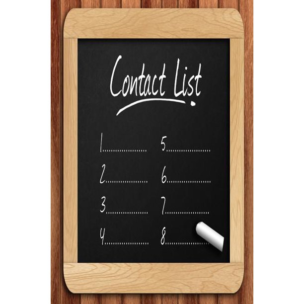 Contact List For Contacts, Address, Phone Numbers, Emails & Birthday