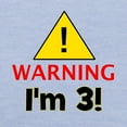 thumbnail image 3 of CafePress - Warning I'm 3 Toddler T Shirt - Cute Toddler T-Shirt, 100% Cotton, 3 of 4