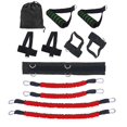 thumbnail image 2 of Full Body Resistance Trainer Sports Fitness Waist Leg Bouncing Training Resistance Bands Gym Stretching Kit New, 2 of 5