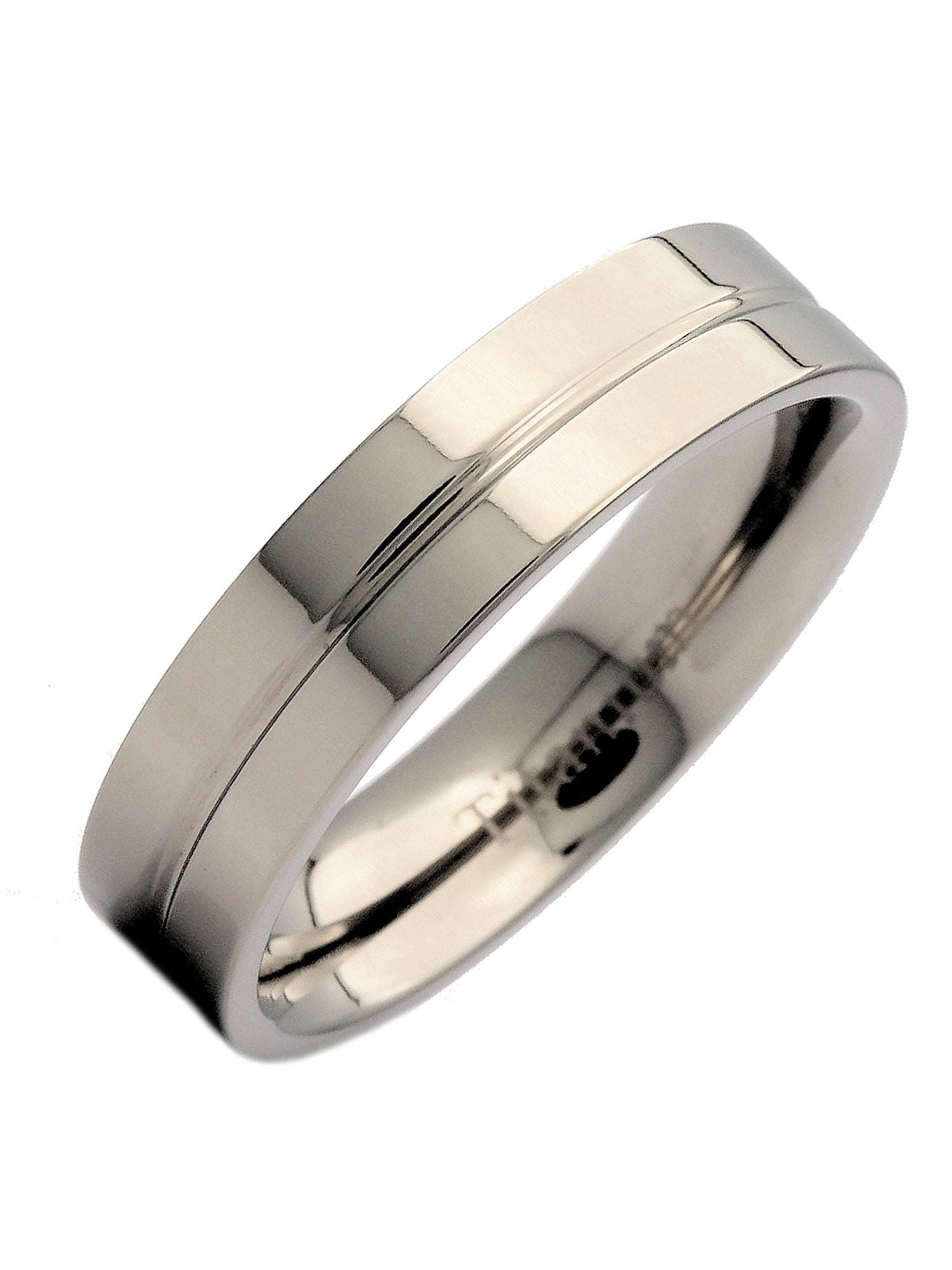 3mm Polished Titanium Wedding Band - Comfort Fit Ring For Men Or Women, Simple & Durable, Size 9 - View #5