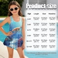 thumbnail image 5 of DISNIMO Girls One Piece Swimsuits Sea Turtle Print Kids Sleeveless Bathing Suit Hawaiian Swimwear with Skirt Quick Dry Swim Dress 3-13 Years, 5 of 8
