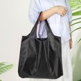 thumbnail image 4 of Tote Bags for Women QTOCIO Waterproof Folding Shopping Bag Large Capacity Solid Color Environmentallys Friendly Handbag Supermarket Portable Shopping Bag, 4 of 6
