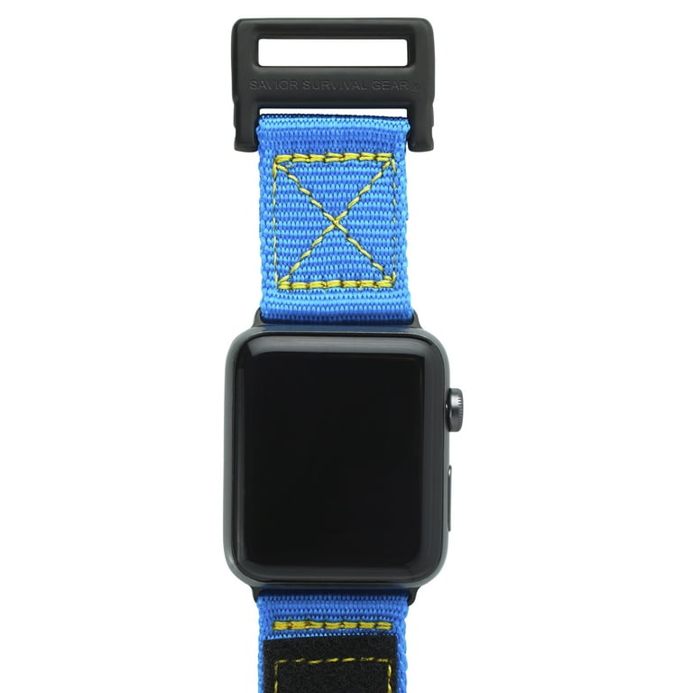 14MM Velcro® Style Black Nylon Sport Watch Strap