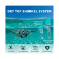 thumbnail image 3 of Máscara de snorkel, equipo de snorkel para adultos y niños, a prueba de fugas, antivaho, plegable, con sistema de parte superior seca., 3 of 6