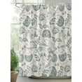 thumbnail image 2 of Fsddascl Retro Spring Floral Shower Curtain Set - 36" x 78" Washable Bathtub Curtain with 12 Hooks, Vintage Summer Botanical Farmhouse Waterproof Fabric Stall Shower Curtains for Bathroom/Bathtub, 2 of 6