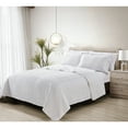 thumbnail image 4 of Melange Home West Valley Stonewashed Micro Trapunto Embroidered Quilt Set White - Full - Queen, 4 of 5
