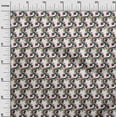 thumbnail image 2 of oneOone Polyester Lycra Fabric Spiral & Floral Block Print Fabric BTY 56 Inch Wide, 2 of 4