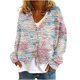 thumbnail image 2 of Cárdigan informal para mujer, con botones y estampado navideño, chaqueta de moda, abrigo, blusa de poliéster para mujer, 2 of 5