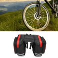 thumbnail image 1 of Bolsas Para Bicicletas Bicicleta Bicicleta de montaña Bicicleta Doble Lado Trasero Portaequipajes Tai Asiento Bolsa Alforja (Rojo), 1 of 9