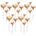 thumbnail image 3 of 20 piezas de palillos románticos para cupcakes con forma de corazón, decoración insertada para pasteles, adornos para cupcakes con forma de corazón, 3 of 6