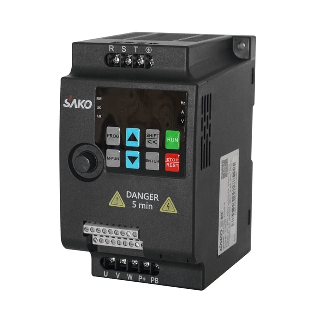 Convertidor de frecuencia variable monofásico AC220V Vector Inverter VFD para control de velocidad d MABOTO Inversor