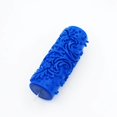 thumbnail image 2 of 5" Embossed Pattern Painting Roller Brush Tool for Wall Mangle Cameo DIY Decor Blue 8#, 2 of 9