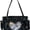 Black, variant on Sweet Heart Lace Design Shoulder Bag Ballet Style Drawstring Messenger Bag Anime Jk Itabag Bag Female