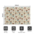 thumbnail image 5 of Beige Highland Cow Flower Pajama Pattern Door Rugs,Washable Non Slip Door Mats Indoor,Decorative Door Mats,Entry Mat Indoor for Entrance,Bedroom,Kitchen,Bathroom,16"x24", 5 of 6