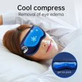 thumbnail image 4 of Masajeador de ojos con vibración y calor, máscara masajeadora de luz bloqueadora para hombres y mujeres, máscara de ojos con copa contorneada 3D, temporizador de 15 minutos, máscara de ojos, 4 of 5