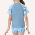 thumbnail image 4 of Baby Swimsuit Girl Leopard Print Girls Swimsuit With Skirt Hot Spring Cute Swimwear Baby Girl Bathing Suit Sky Blue, 4 of 7