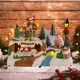 thumbnail image 4 of Caja de música decorativa de resina para mesa, artículo artesanal, regalo de Navidad, decoración navideña de resina con luz, decoración navideña para. Tren giratorio, 4 of 9