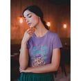 thumbnail image 2 of Feels Nothing Bear Graffiti  Shaped T-Shirt Women -Image by Shutterstock, Female Small, 2 of 4