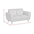 thumbnail image 4 of Picket House Furnishings Symphony Loveseat in Ling Dian Red, 4 of 8