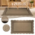 thumbnail image 2 of SUYOLL3x5 Outdoor Patio Rug Washable Modern Design Indoor Kitchen Mat Neutral Non- Scalloped Carpet For Living Room Backyard Entryway Easy Clean, 2 of 7