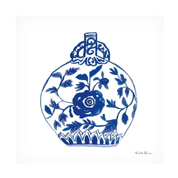 Trademark Fine Art 'Chinoiserie V' Canvas Art by Farida Zaman