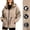 Khaki, variant on Lepsheexh Womens Jackets Women's Fashion Long Sleeve Zipper Solid Color Hiking Coats Waterproof Windproof Hiking Jackets with Pockets
