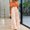 Orange, variant on Summer 2 Piece Sets for Women Fashion Casual Short Sleeve V Neck Tops Matching Print Wide Leg Pants Set Business Suit