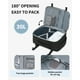 thumbnail image 4 of Mochila de viaje ECOHUB Spirit Airlines 30L con puerto USB negra, 4 of 9