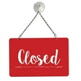 thumbnail image 2 of NAHANCO 12"W X 8"H Metal Open/Closed Sign Kit, Red (Pack of 1), 2 of 2