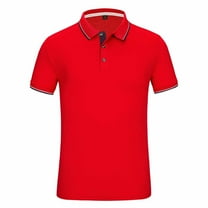 Ecqkame Shirts For Women Casual Breathable Wicking Golf Shirts Turndown Collar Short Sleeve Button Soft Tops Red XXL