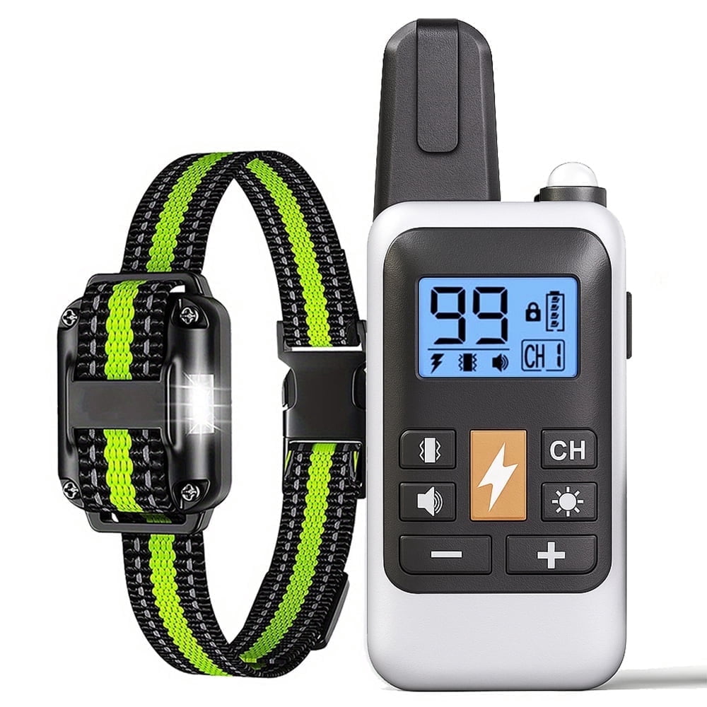 Vsezund Dog Training Collar, Rechargeable Shock Collar for Dogs
