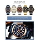 thumbnail image 3 of Reloj Curren M8361 Technos de acero inoxidable negro y marrón, 3 of 4