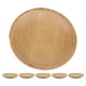 thumbnail image 1 of Platos pequeños de bambú para inmersión, platos para aperitivos, salsa de soja, postre, platos pequeños naturales, 6 uds., 1 of 4
