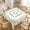 Green, variant on 55x55 Mahjong Tablecloth Chinoiserie Floral Table Cloth with Rule