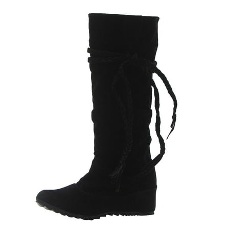 

Dyfzdhu Toe Fashion Increased Tassel Boots Size Round Plus High Boots Inner Women s Boots women s boots
