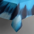 thumbnail image 4 of Blue Tie Dye Spiral Pattern Rectangle Tablecloth 60"x102",Waterproof Polyester Rectangle Table Cloth, Wipeable Spillproof Polyester Tablecloth for Dining, Camping, Indoor and Outdoor, 4 of 6
