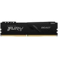 thumbnail image 1 of Memoria RAM DDR4 16GB 3600MHz KINGSTON Fury Beast 1x16GB Negro KF436C18BB/16 Kingston KF436C18BB/16, 1 of 6