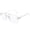 Transparent, variant on Frameless Sunglasses for General Style with UV400 Protection and 99% Visible Light Perspective