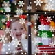 thumbnail image 4 of 54 Uds pegatinas electrostáticas de copo de nieve, pegatinas de vidrio para ventanas, pegatinas navideñas, pegatinas para ventanas de copos de nieve, decoraciones navideñas, 4 of 5