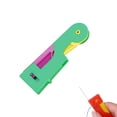 thumbnail image 4 of Agiufgs Automatic Needle Threader - 2.64x0.79 Inch Ergonomic Sewing Tool, Effortlessly Threads Small Needles, Reduces Eye Strain for Hand Sewing & Crafting Projects, 4 of 8