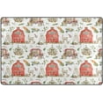 thumbnail image 4 of Dreamtimes Watercolor Fall Sheep House Area Rug, 36"x24" Autumn Harvest Truck Non-Slip Washable Indoor Door Mat, Absorbent Floor Mat for Bedroom Kitchen Entryway Bathroom, 4 of 5
