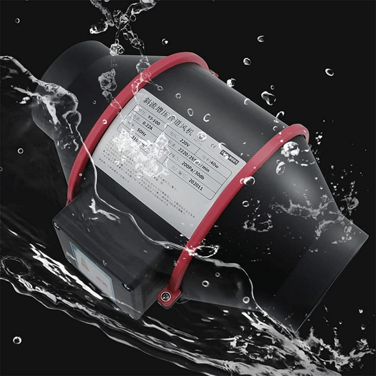 DNYSYSJ Inch Inline Duct Fan,110V Quiet Ventilation Kitchen