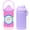 Lavender/Princess Pink, variant on Re-Play 12 oz Water Bottle for Kids - Vacuum-Insulated Stainless Steel Tumbler with Flip-Straw, Spill and Leak-Proof Design, Dishwasher and Freezer Safe, 2 Pack Aqua and Denim