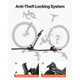 thumbnail image 4 of VEVOR Support de Vélo sur Toit Robuste pour Voiture et Bicyclette, Support Vertical avec Verrou, 4 of 9