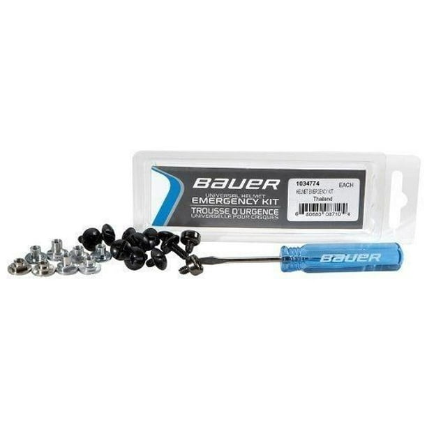 Bauer Hockey Helmet Emergency Repair Coaches Kit with Screwdriver, 21