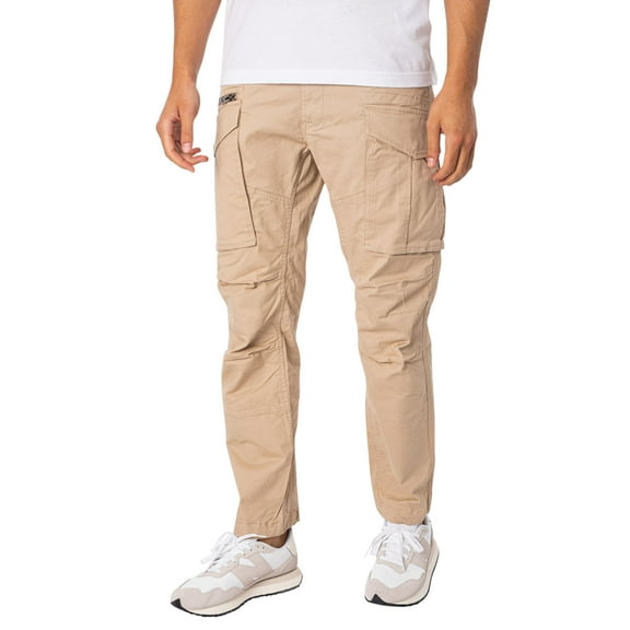 Replay Logo Cargo Trousers, Beige