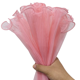 thumbnail image 1 of Nvzi plain edge wave yarn flower packaging paper material yarn bouquet pleated wave yarn wrapped flower net yarn floral arrangement 4 meters long (watermelon red), 1 of 5