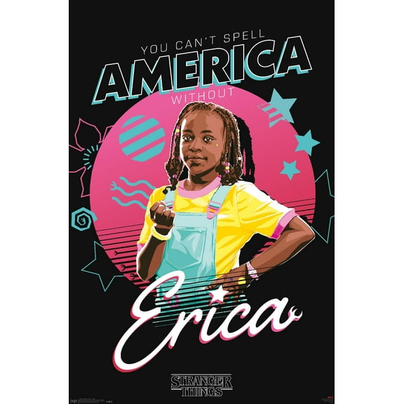 Netflix Stranger Things: Season 3 - Erica Wall Poster, 22.375" x 34"